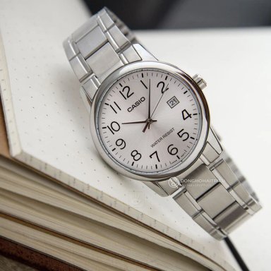 MTP-V002 | RELOJ CASIO PARA HOMBRE DE ACERO PLATEADO | CAS-137