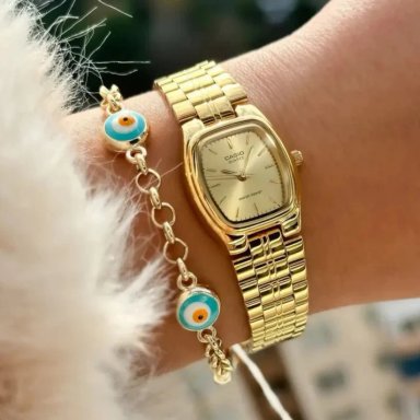 LTP-1169 | RELOJ CASIO PARA MUJER DE ACERO DORADO | CAS-160 - 2