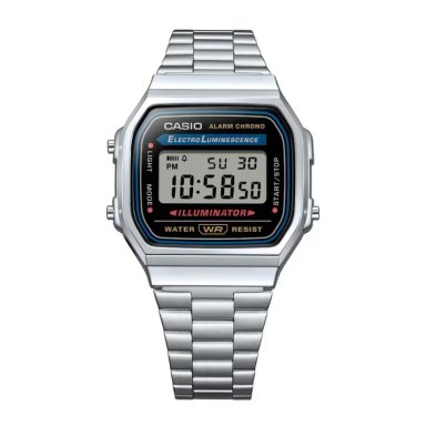 A168W | RELOJ CASIO VINTAGE PARA HOMBRE DE ACERO PLATEADO | CAS-147 - 1