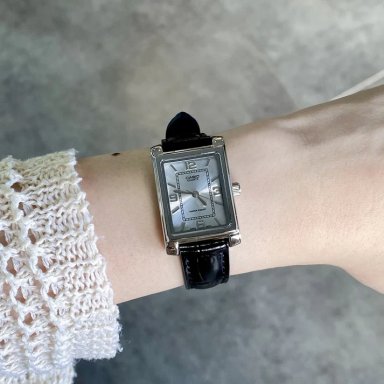 LTP-1234 | RELOJ CASIO PARA MUJER DE CUERO NEGRO | CAS-189 - 2
