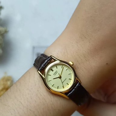 LTP-1094 | RELOJ CASIO PARA MUJER DORADO DE CUERO | CAS-175 - 2