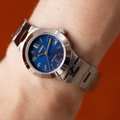 LTP-1241 | RELOJ CASIO PARA MUJER DE ACERO PLATEADO | CAS-191 - 2