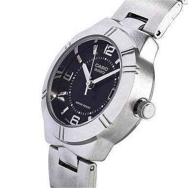 LTP-1241 | RELOJ CASIO PARA MUJER DE ACERO PLATEADO | CAS-190 - 3