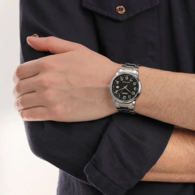 MTP-V002 | RELOJ CASIO PARA MUJER DE ACERO PLATEADO | CAS-16 - 2