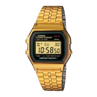 A159W | RELOJ VINTAGE CASIO PARA HOMBRE ACERO DORADO | CAS-14 - 1