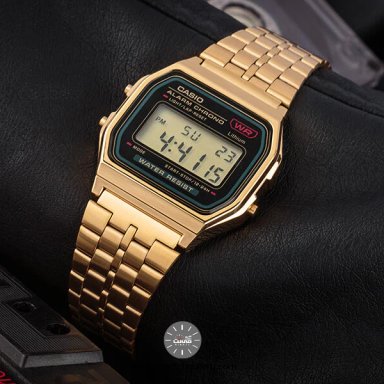 A159W | RELOJ VINTAGE CASIO PARA HOMBRE ACERO DORADO | CAS-14 - 2