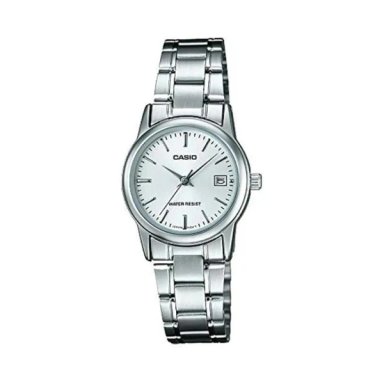 LTP-V005G-7A | RELOJES CASIO PARA MUJER DE ACERO PLATEADO  | CAS-214 - 1