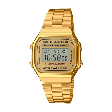 A168W | RELOJ VINTAGE CASIO PARA HOMBRE DE ACERO DORADO | CAS-149 - 1