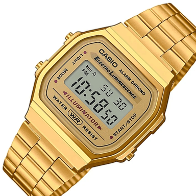 A168W | RELOJ VINTAGE CASIO PARA HOMBRE DE ACERO DORADO | CAS-149 - 3