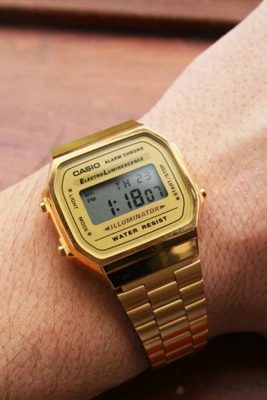 A168W | RELOJ VINTAGE CASIO PARA HOMBRE DE ACERO DORADO | CAS-149 - 4