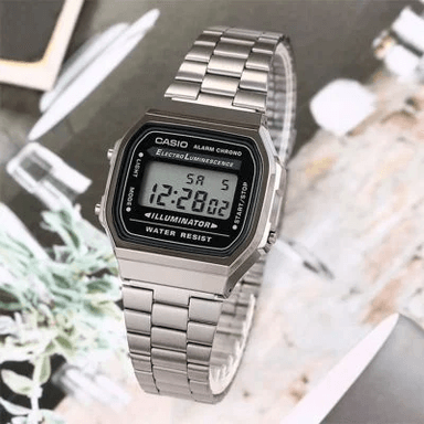A168 | RELOJ CASIO DE ACERO INOXIDABLE PLATEADO DIGITAL | CAS-272 - 2