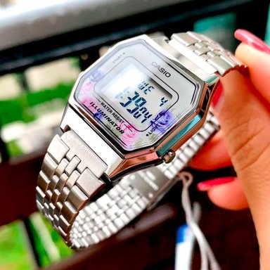 LA680WA-4CDF | RELOJ CASIO PARA MUJER ACERO DIGITAL | CAS-153 - 3