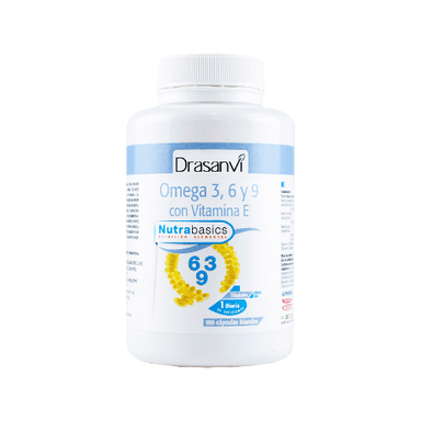 OMEGA 3,6 Y 9 + VITAMINA E 100 CÁPSULAS BLANDAS