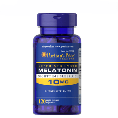 MELATONINA PURITANS PRIDE 10MG APOYA EL SUEÑO 120 CAPSULAS
