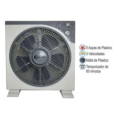 VENTILADOR DE MESA TREVELY VT-12A 45 WATTS 12" 3V