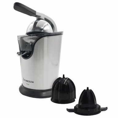 EXPRIMIDOR DE CÍTRICOS FINEZZA FZ NA6070E CON PALANCA 100 WATTS ACERO