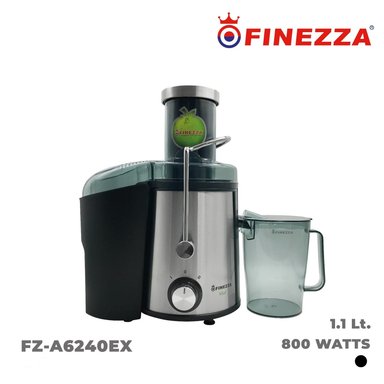 EXTRACTOR DE JUEGOS FINEZZA FZ A6240EX 800 WATTS FRUTA ENTERA ACERO