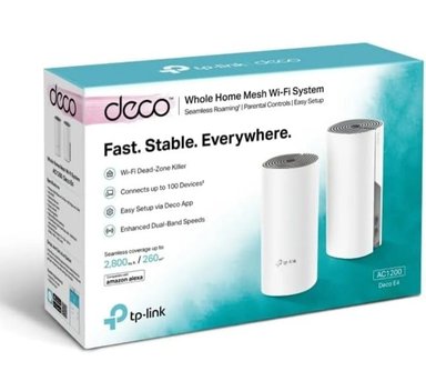 DECO E4 2PACK WIFI MESH DUAL BANDA AC1200 TP-LINK - 1