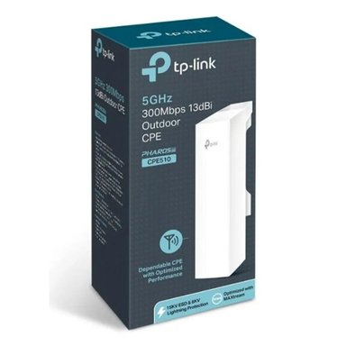 CPE510 ACCESO INALÁMBRICO EXTERIOR TP-LINK CPE 5GHZ CON ANTENA DE 13DBI - CONEXIÓN RÁPIDA Y ESTABLE - 1
