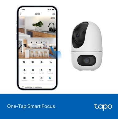 TAPO C245D
DUAL LENS PAN/TILT SECURITY CAMERA - 3