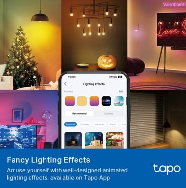 TAPO L430P
SMART P45 LIGHT BULB, MULTICOLOR - 3