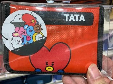 MONEDERO BT21 TATA MINI BOLSO/ ROJO