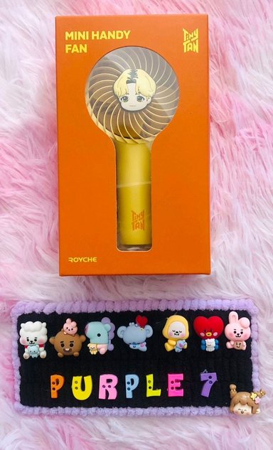 VENTILADOR PORTATIL BT21 4 WATTS J HOPE TINY TAN