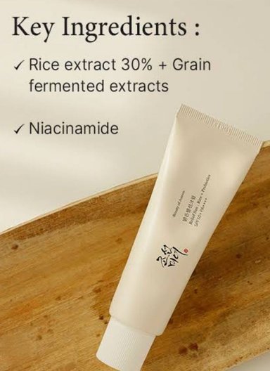 BLOQUEADOR FACIAL BEAUTY OF JOSEON RELIEF SUN RICE + PROBIOTICS SPF 50+ PA++++ - 5