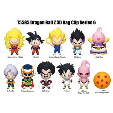 FIGURA ACCIÓN MONOGRAM BAG CLIP (LLAVERO) ANIME DRAGON BALL Z SERIES 6