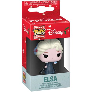 FUNKO POP! KEYCHAIN: DISNEY PRINCESS HOLIDAY - ELSA