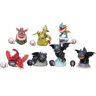 BEAST KINGDOM: HOW TO TRAIN YOUR DRAGON (COMO ENTRENAR A TU DRAGÓN) - BLIND BOX (X UNIDAD)