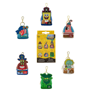 LOUNGEFLY MYSTERY MINI-BACKPACK: NICKELODEON - BOB ESPONJA EN BUSCA DE LOS PANTALONES CUADRADOS (1 UNIDAD)