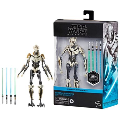 HASBRO: STAR WARS - THE BLACK SERIES GAMING GREATS - FIGURA DE ACCIÓN GENERAL GRIEVOUS (6 PULGADAS)
