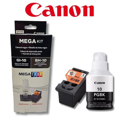 CABEZALES CANON NEGRO MEGAKIT IMPRESORA BH-10 + TINTA GI-10