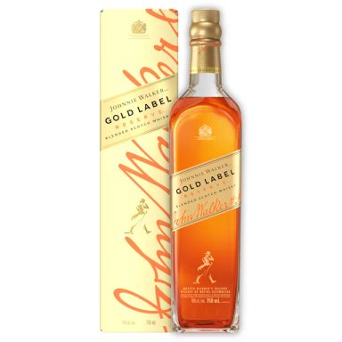 WHISKY JHONNIE WALKER BOTELLA VIDRIO 750 ML GOLD LABEL RESERVE