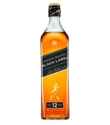 WHISKY JHONNIE WALKER BOTELLA VIDRIO 750 ML BLACK LABEL