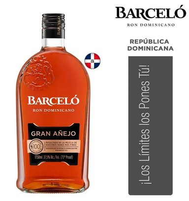 RON BARCELO BOTELLA VIDRIO UNIDAD GRAN AÑEJO 1.75L