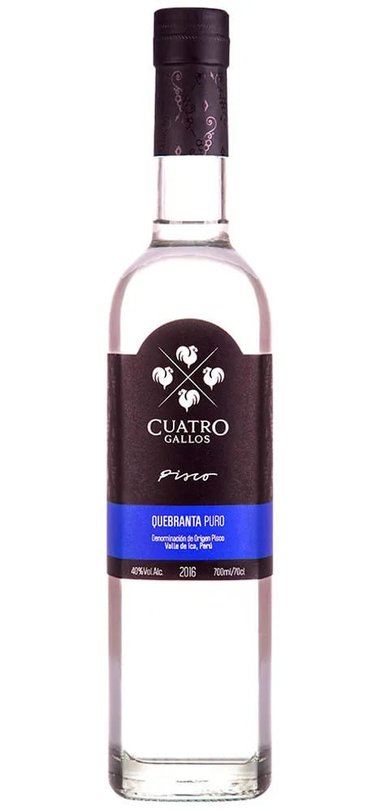 PISCO QUEBRANTA CUATRO GALLOS 700 ML