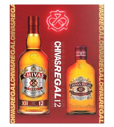 CHIVAS REGAL 12 AÑOS 700ML + CHIVAS 12 AÑOS 200ML