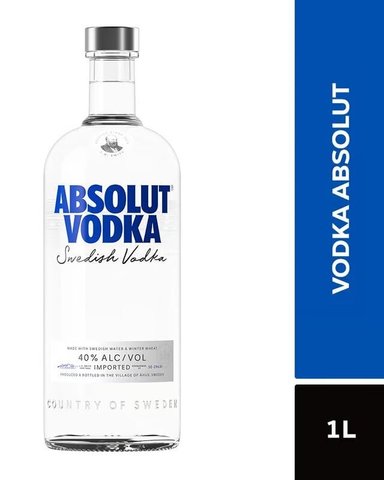 VODKA ABSOLUT 1L