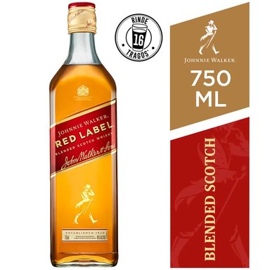 WHISKY JHONNIE WALKER 750 ML RED LABEL
