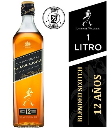 WHISKY JHONNIE WALKER 1L BLACK LABEL