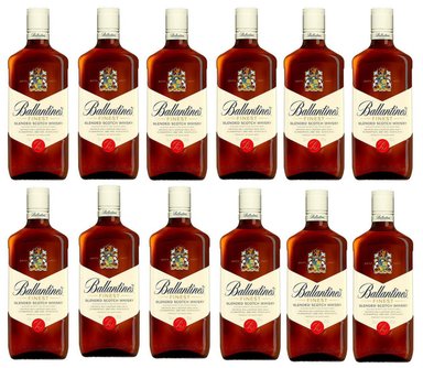 WHISKY BALLANTINE'S 700 ML FINEST 12 UND