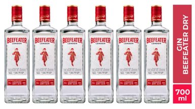 GIN BEEFEATER 700 ML LONDON DRY 6 UND