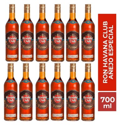 RON HAVANA CLUB 700 ML AÑEJO ESPECIAL 12 UND