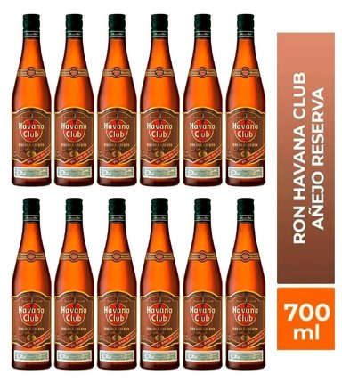 RON HAVANA CLUB 750 ML RESERVA 12 UND