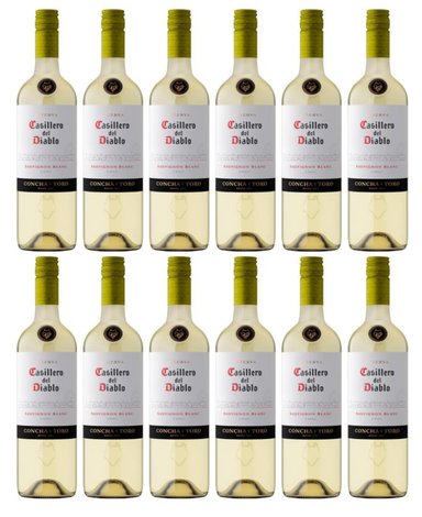 VINO CASILLERO DEL DIABLO SAUVIGNON BLANC 750ML - 12 UND