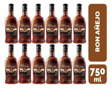 RON MEDELLIN 3 AÑOS BOTELLA 750ML - 12 UND