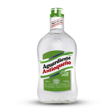 AGUARDIENTE ANTIOQUEÑO VERDE BOTELLA 750ML
