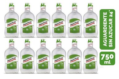 AGUARDIENTE ANTIOQUEÑO VERDE 750ML - 12 UND